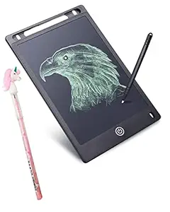 LCD Writing Tablet Learning Toy Doodle Board with Delete Button 8.5 Inch E-Notepad / E-Pad for Kids with Unicorn Pencil Best Educational Gift