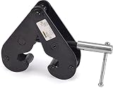 abrazaderas para vigas de acero  Riggatec Abrazadera de la Viga Negro 1t - 75 a 230 mm