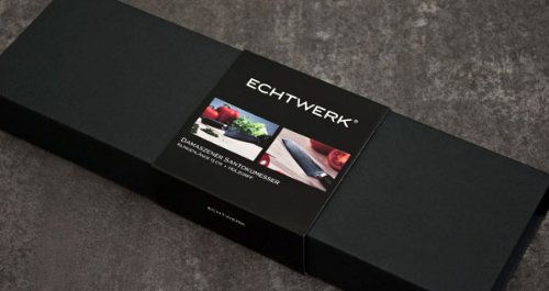 ECHTWERK EW-DM-0320 Damastmesser Küchenmesser Santokumesser 13 cm Klinge - 4