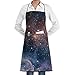 Produktbild Carina Nebula Space Grill Aprons Kitchen Chef Bib - Professional for BBQ Baking Cooking for Men Women Pockets Womens Cooking Apron