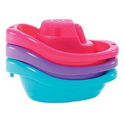 Munchkin Jouet de Bain - Train de Petits Bateaux Multicolore (Modèle aléatoire)