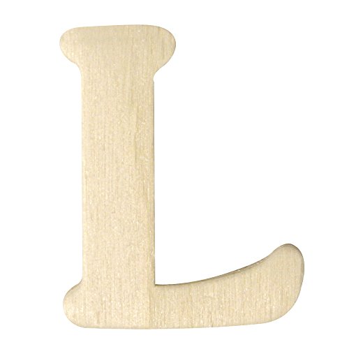 Rayher Hobby 6161100 Holz-Buchstaben, 4 cm