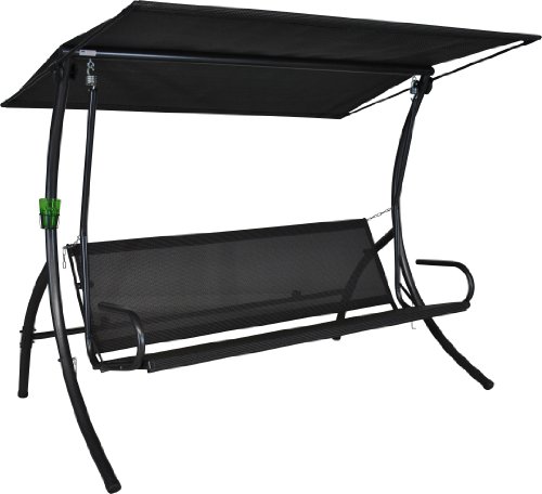 Angerer Elegance Style Hollywoodschaukel Style, Grau, 3-Sitzer - 3