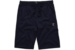 JP 1880 Hommes Grandes Tailles L-8XL Jusqu'au 8XL - Bermuda/Pantalon de Jogging Court. Molleton. Taille élastique, 2 Poches 702636