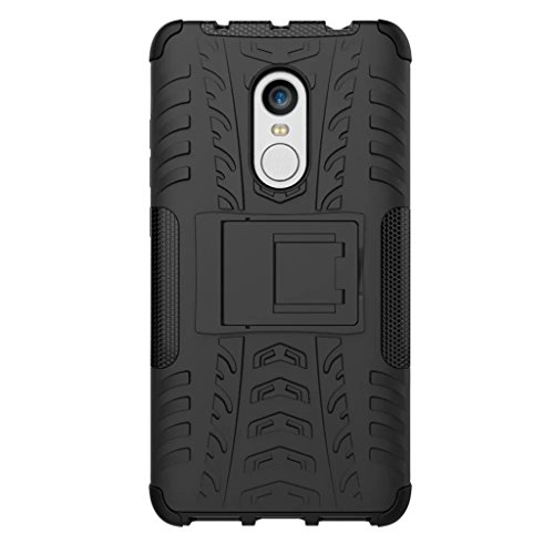 XiaoMi RedMi Note 4 Funda  2in1 Armadura Combinaci  n A Prueba de Choques Heavy Duty Escudo C  scara Dura para XiaoMi RedMi Note 4  Negro 