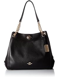 36855LIBLK Coach Bolso de Hombro Mujer Piel Negro