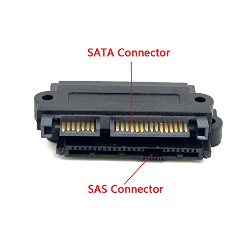 CY SFF-8482 SAS 22-Pin zu 7 Pin + 15 Pin SATA Festplatte RAID Adapter mit 15 Pin Power Port - 6