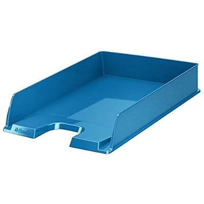 Esselte 370 Europost - Vivida Corbeille à Courrier en Polystyrène A4 Feuilles - Bleu Clair