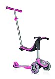 Altura del asiento regulable. Globber Children\'s EVO 4-en-1 Patinete Infantil, Infantil, EVO 4-In-1 Plus, Rosa Oscuro, n/a