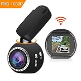 🚙 G-Sensor und Loop-Aufnahme: G-Sensor bedeutet, dass wenn die Dashcam im Notfall einen Schock um das Auto herum erkennt, die Kamera das Video automatisch sperrt und nicht überschrieben wird. Loop Recording sorgt für die konstante Aufnahme der Dashcam. Die Länge jedes Videoclips (1/3/5 Minuten verfügbar) kann bei Verwendung dieser Funktion eingestellt werden. Das neueste Video überschreibt automatisch das älteste Video, wenn die SD-Karte voll ist.