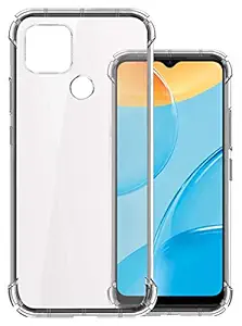 Off 80% Mobile Back Cover Compatible for Oppo A15 | Shockproof Flexible Protective TPU Bumper Back Case Cover for Oppo A15- Transparent