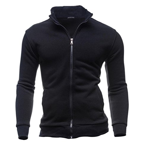Preisvergleich Produktbild Kobay Herren Herbst Winter Freizeit Sport Strickjacke Reißverschluss Sweatshirts Tops Jacke Mantel