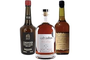 PAR FAIM DE NORMANDIE Assortiment de 3 Calvados découverte - 3 AOC de 70cl - Made in Calvados