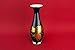 Produktbild Attraktives Porzellan KPM Blatt-Medium VASE modernistisches Weinlese-blaues seltenes Baluster Geschenk Retro Ende des 20. Jahrhunderts Deutsches LS