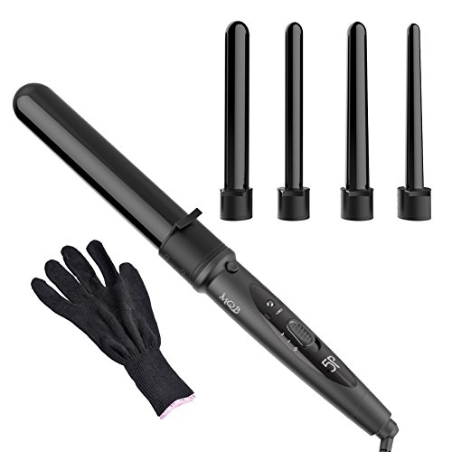 Lockenstäbe, Askliy 5 in 1 Multifunktions Austauschbare Lockenwickler Kit Hair Curler