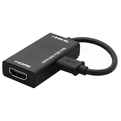 Pure² MHL Adapter FULL HD Kabel Micro USB auf HDMI Full HD 1080p HDTV - Adapter wie EIA2UHUN - passend für HTC ONE - Samsung Galaxy Note N7000 / i9220 / Galaxy S2 i9100 / LTE – HD LTE / Galaxy Nexus i9250 / i997 Infuse 4G / HTC Flyer / HTC Evo 3D / HTC ONE S & X / Sony Xperia und viele mehr...