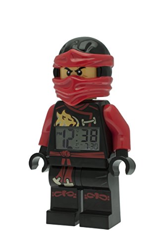 LEGO Unisex Wecker Digital Red 9009440 - 2