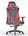 Produktbild XtremPro® Kappa PC Gamingstuhl schwarz/rot | inkl. Rückenkissen + Kopfstütze | ergonomisches Sports Racing Design | Bürostuhl Schreibtischstuhl | bis 150kg