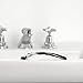SHAVE-LAB - FIRE - Manual Razor with 4x Razor Blades (P.6 - 6 blades - for men, black)