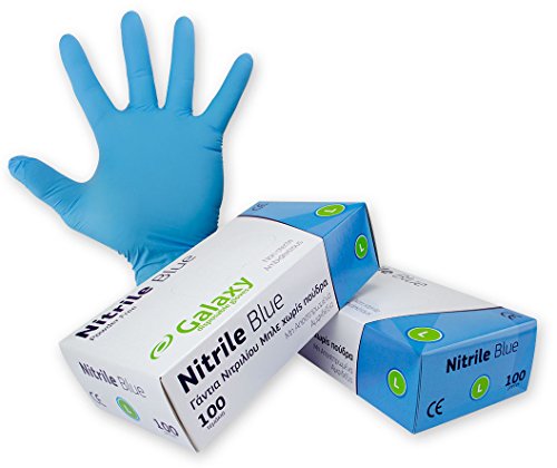 Preisvergleich Produktbild Galaxy Safety 228 07 Handschuhe Nitril blau