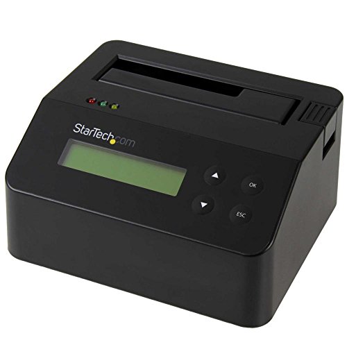 StarTech.com USB 3.0 Standalone Eraser Dock für 2.5"und 3.5” SATA SSD/HDD Laufwerke - Secure Drive Erase mit Belegdruck