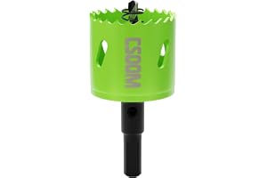CSOOM 42 mm M42 hålsåg, borrkrona, för arbete i gipsskivor, plast, trä, tunn metall, tunn stålplåt, högpresterande borrverkty