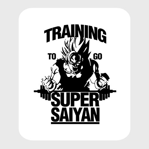 Preisvergleich Produktbild StyloTex Autoaufkleber Training Super Saiyan - UV geschützt
