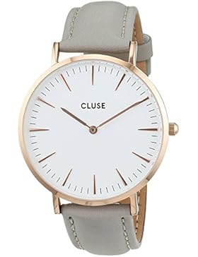 Cluse Damen-Armbanduhr Analog Quarz Leder CL18015