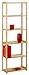 Interlink Gina 6 Shelf 6-Shleves, 200 x 64 x 33 cm