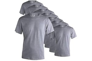 Publiclick Camisetas Lote (Pack 5) Unidades Keya, Camisetas Algodón 150gr Disponibles 13 Colores Diferentes