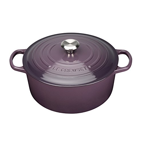 Preisvergleich Produktbild Le Creuset Gusseisen Bräter Signature rund 26 cm, cassis