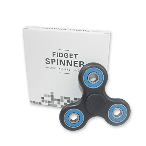 Fidget Hand Spinner Toy Great GiftCan Continue to Rotate for 2-4 minutes (black and blue) Fidget Hand Spinner Toy Great GiftCan Continue to Rotate for 2-4 minutes (black and blue)
