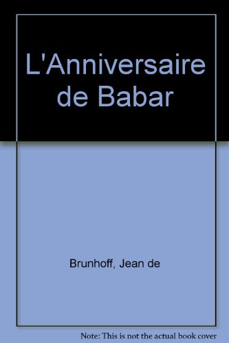 couverture de : L'anniversaire de Babar