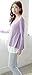 Bearsland Women's Maternity and Breastfeeding Nightgown Purple UK Size Medium