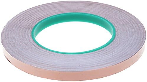 Natoo Double Conductive EMI Shielding Copper Foil Tape- 3/8 Inch X 55 Yds