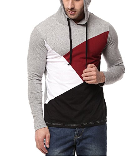 Cenizas Men's Hooded Full Sleeves Round Neck Tshirt / T-Shirt