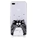 Produktbild HopMore Huawei Honor 9 Lite Hülle Silikon Transparent Motiv Muster Kreativ Lustig Schutzhülle Durchsichtig Handyhülle Ultra Dünn Stoßfest Gummi Case Cover Slim Bumper für Honor 9 Lite - Schwarze Katzen
