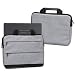 Produktbild UC-Express Laptop Tasche für Medion Akoya E6246 Notebook Hülle Netbook Schutzhülle Sleeve Universal 15.6 Zoll Schutz Hülle Case Laptophülle Cover Innenmasse 37,5 x 26 x 3 cm, Farbe:Grau