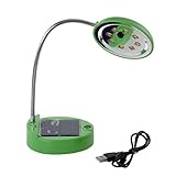 Multiusos: lámpara solar de mesa LED de protección para los ojos, lámpara de escritorio recargable, luz solar para libros, luces de interior, luz nocturna.