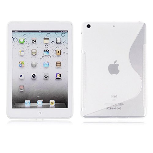 Preisvergleich Produktbild Premium Apple iPad mini 2 Clear Case Silikon Gel S-Line Wave Design Case Cover für Apple iPad Mini 2