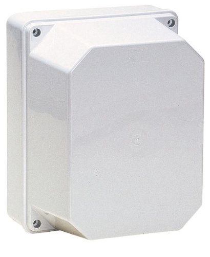 Preisvergleich Produktbild Kunststoffgehäuse Installationsgehäuse Leergehäuse Industriegehäuse mit hohem Deckel 240x180x175mm, Verteilerkasten, Abzweigdose, Schaltschrank JS7720