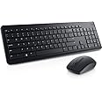 Dell USB Wireless Keyboard and Mouse Set- KM3322W, Anti-Fade & Spill-Resistant Keys, up to 36 Month Battery Life, 3Y Advance 