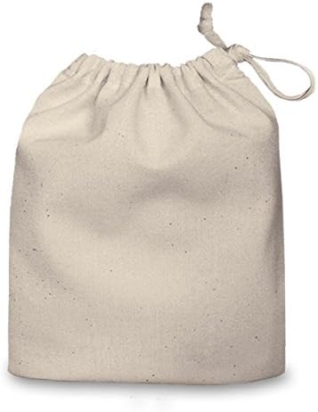 Cotton Drawstring Bags in a selection of sizes and modern, Bright colours (15 cm x 20 cm, Natural)