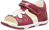 Zapatos Geox B Sandal Tapuz Girl B, Sandalias para Bebés, Rojo (Red/White C0003), 20 EU