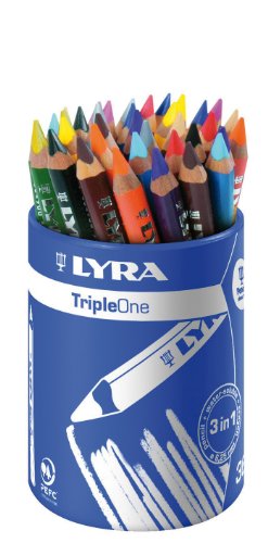 spécification Lyra Triple One L3643360 Pot de 36 crayons de couleur Assortis