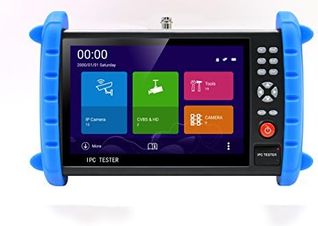 IP Camera CCTV Tester, 7 Inch 1080P Touch Screen Monitor, Analog HD CVBS/AHD/CVI CCTV Security Surveillance Camera Test, PTZ Control, Rapid ONVIF / POE Test / Wi-Fi / PING Function / 16G TF Card (4 in 1)