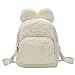 Produktbild Longzjhd Mode Frau Bag Studenten Schultertasche Mädchen Reise Tote Rucksack Corduroy niedlich Rucksack Kinderrucksäcke Teenager Schultasche Damen Schultertasche Reisetasche
