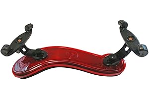 AUGUSTIN / VLM Viva Flex Violin Shoulder Rest 4/4-3/4 - Red/Transparent