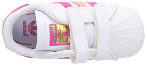 adidas Originals Unisex Baby Superstar Crib Krabbel-& Hausschuhe, Weiß - 7