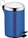 Produktbild Sanwood 1007317 Treteimer, 3 liter blau, Metall pulverbeschichtet, Deckel: Edelstahl verchromt, Kunststoffeinsatz